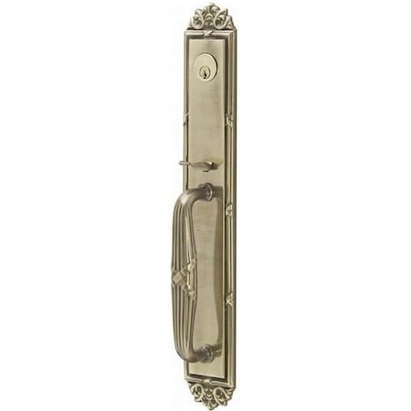 Emtek French Antique Brass Handleset 4911IWUS7 4911IWUS7